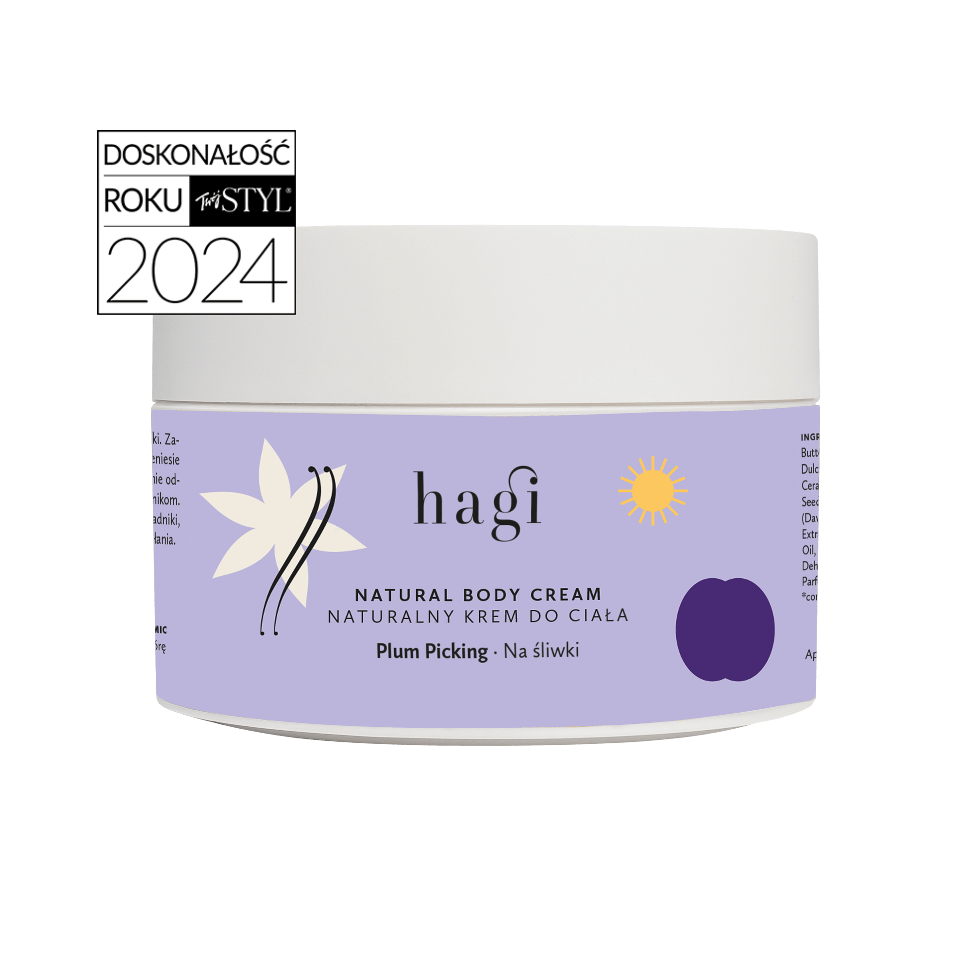 Krem do ciała Na Śliwki | ujędrniający i regenerujący | Hagi