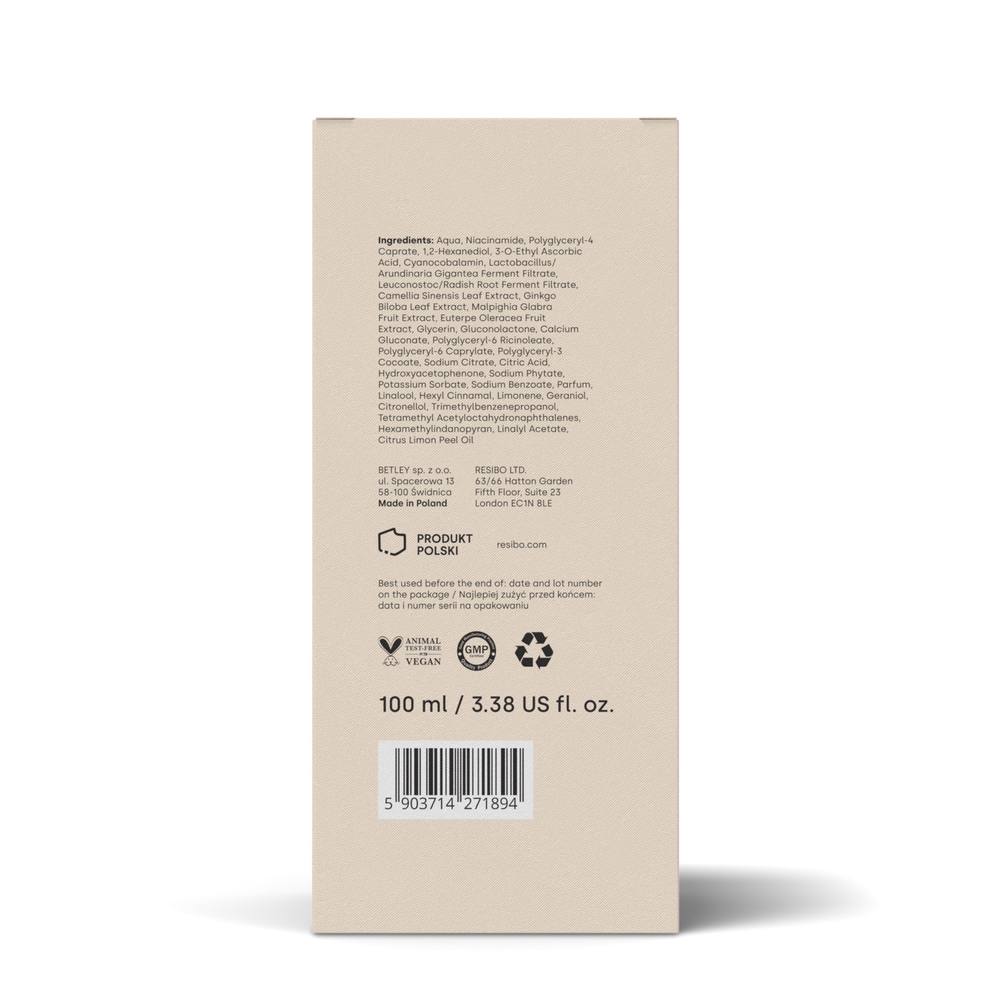 Antyoksydacyjna mgiełka rozświetlająca All I Mist | 100 ml | Resibo