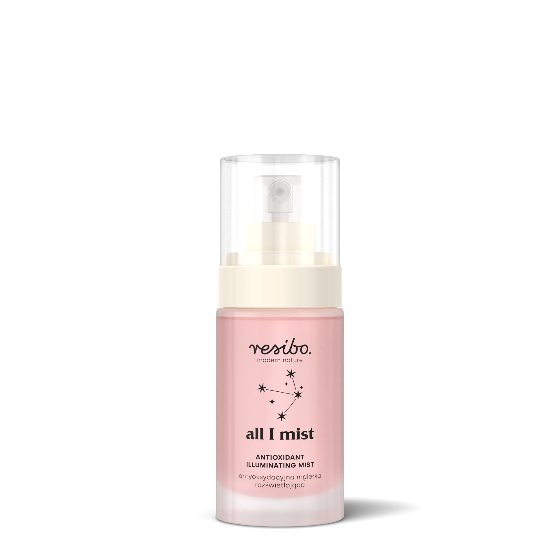 Antyoksydacyjna mgiełka rozświetlająca All I Mist | 30 ml | Resibo