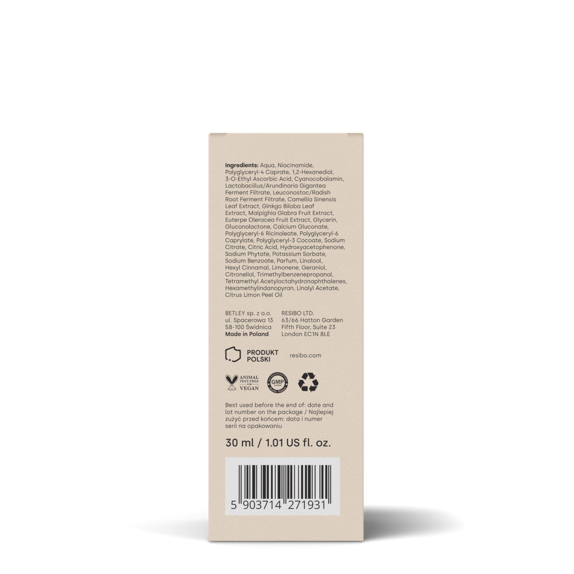 Antyoksydacyjna mgiełka rozświetlająca All I Mist | 30 ml | Resibo