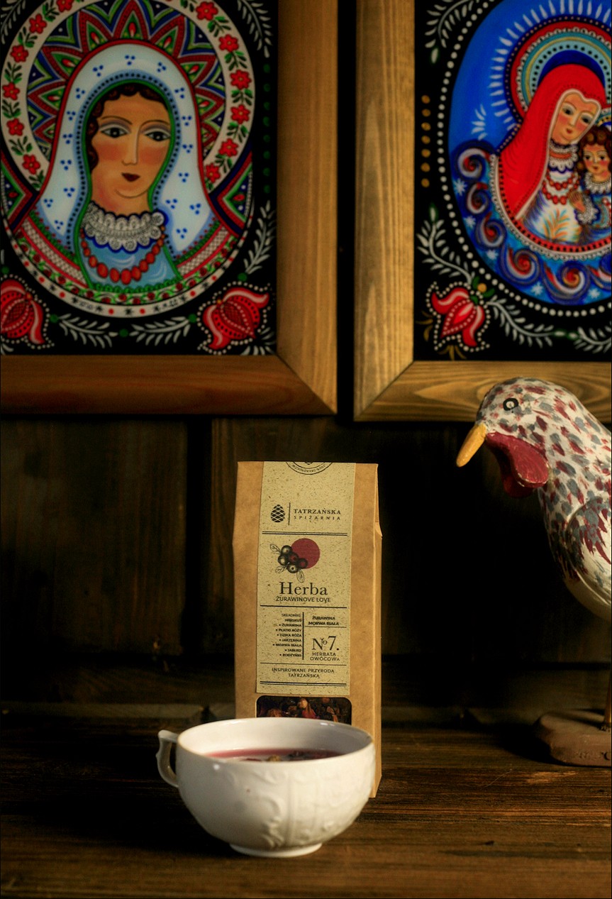 Herbata ŻURAWINOVE LOVE z żurawiną i jarzębiną | 100 g | Tatrzańska Spiżarnia