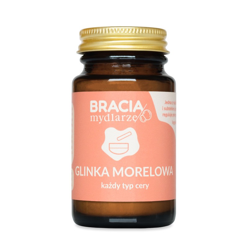 Glinka morelowa | cera sucha i wrażliwa | 75 ml | Bracia Mydlarze