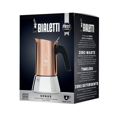 Kawiarka Bialetti New Venus 4tz miedziana | 210 ml