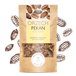 Orzech pekan nieprażony 200 g | Bogactwo antyoksydantów | Orzechownia