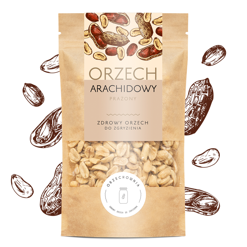 Orzech arachidowy prażony 200 g | Chrupiące źródło białka i magnezu | Orzechownia