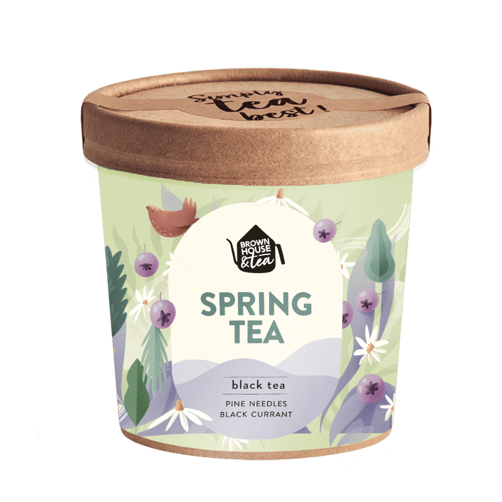 Spring Tea – czarna herbata z igłami sosny | Brown House & Tea