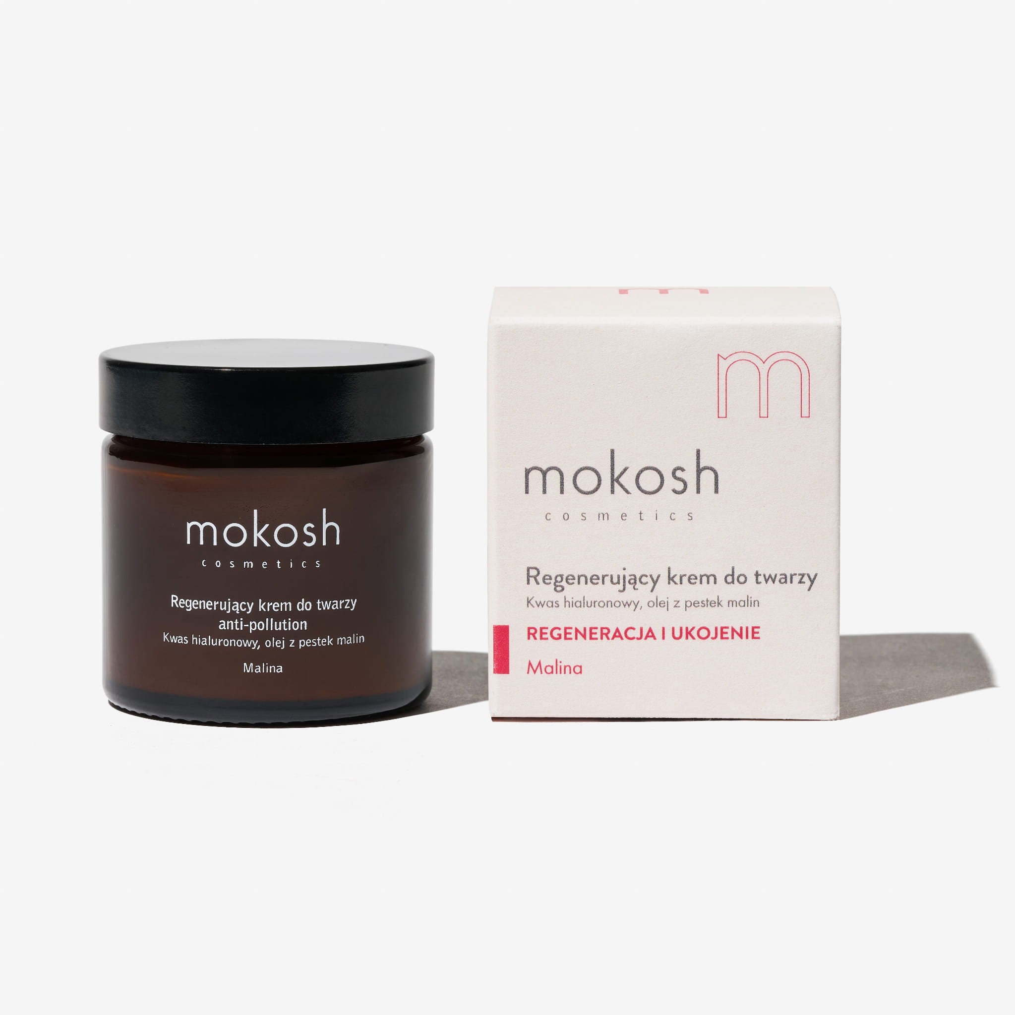 Regenerujący krem do twarzy Malina | 60 ml | Mokosh