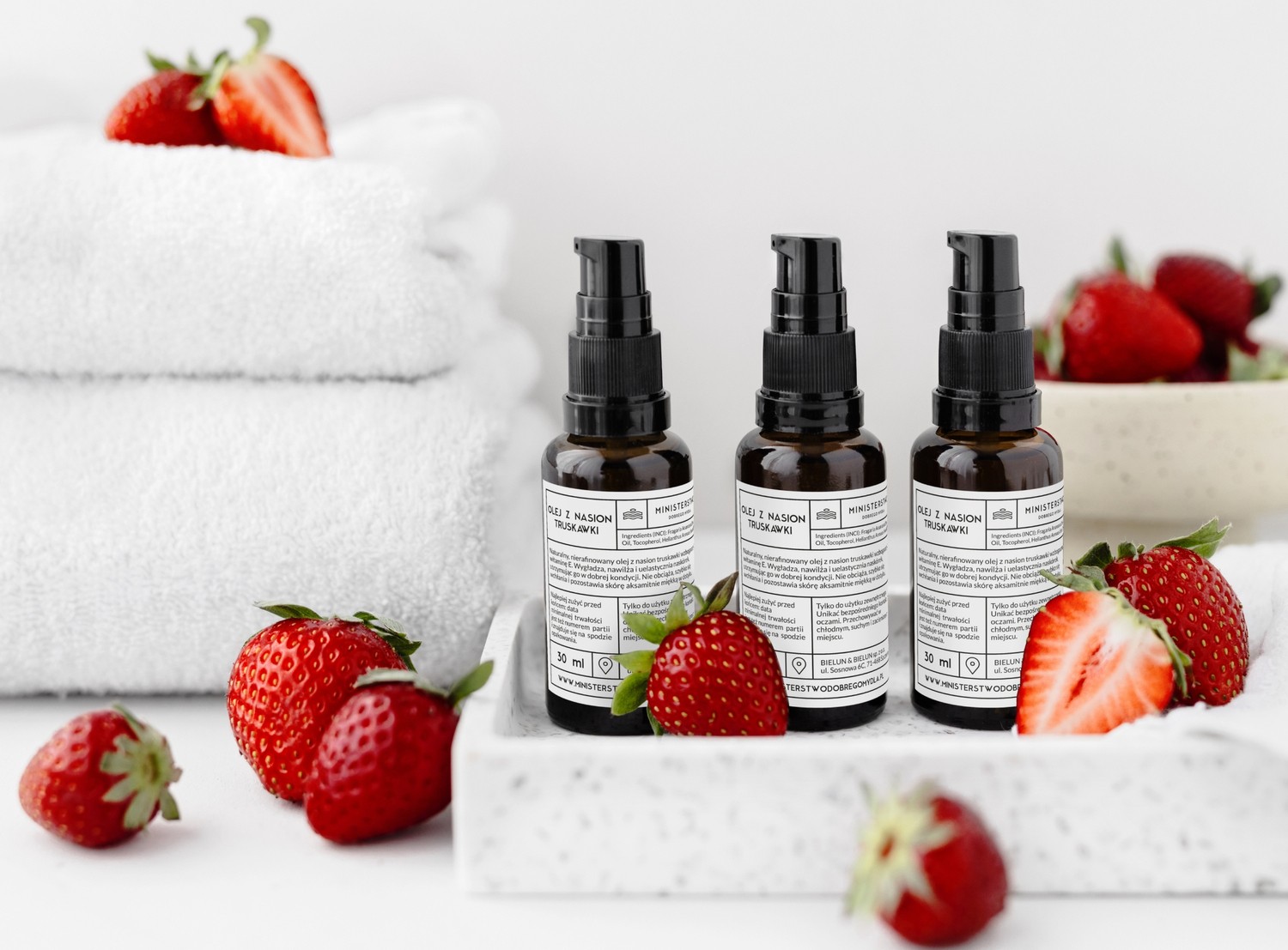 Olej z nasion truskawki | 30 ml | Ministerstwo Dobrego Mydła
