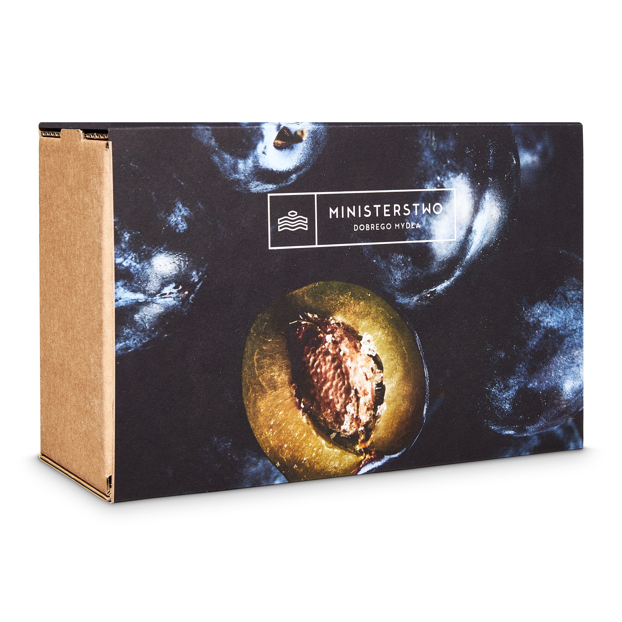 Zestaw prezentowy Śliwka | balsam, peeling, olej | Ministerstwo Dobrego Mydła