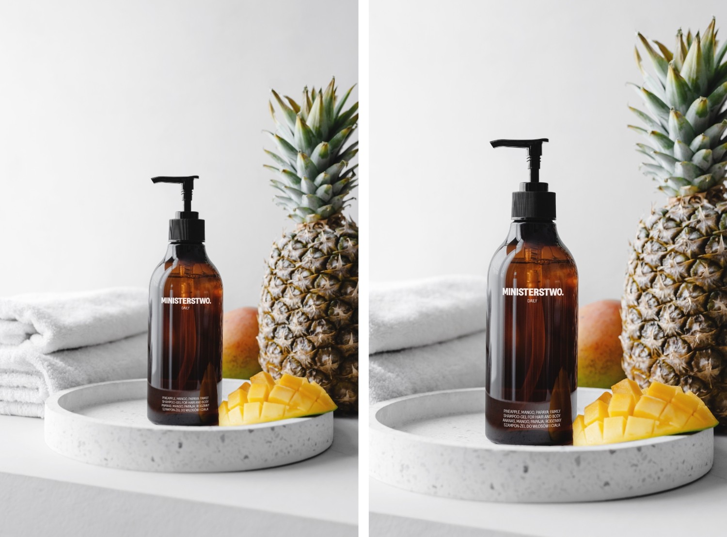 Daily Szampon-żel 3w1 Ananas Mango Papaja | 400 ml | Ministerstwo Dobrego Mydła