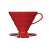Ceramiczny drip Hario V60-02 czerwony – do 4 filiżanek kawy
