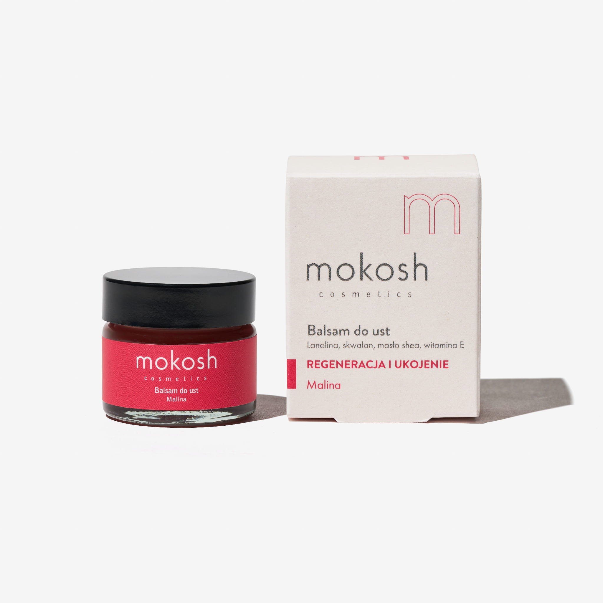 Balsam do ust Malina | 15 ml | Mokosh