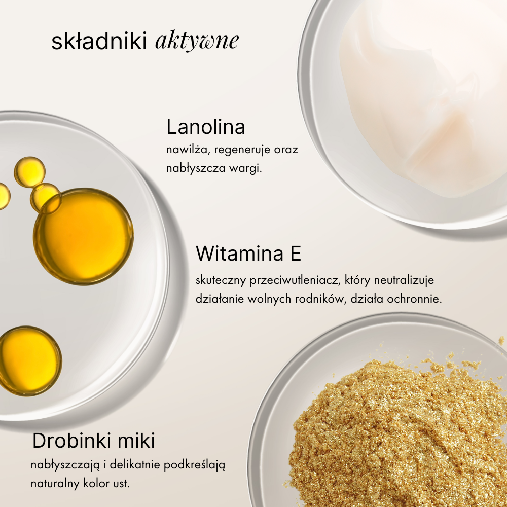 Balsam do ust Malina | naturalna pielęgnacja i blask | Mokosh