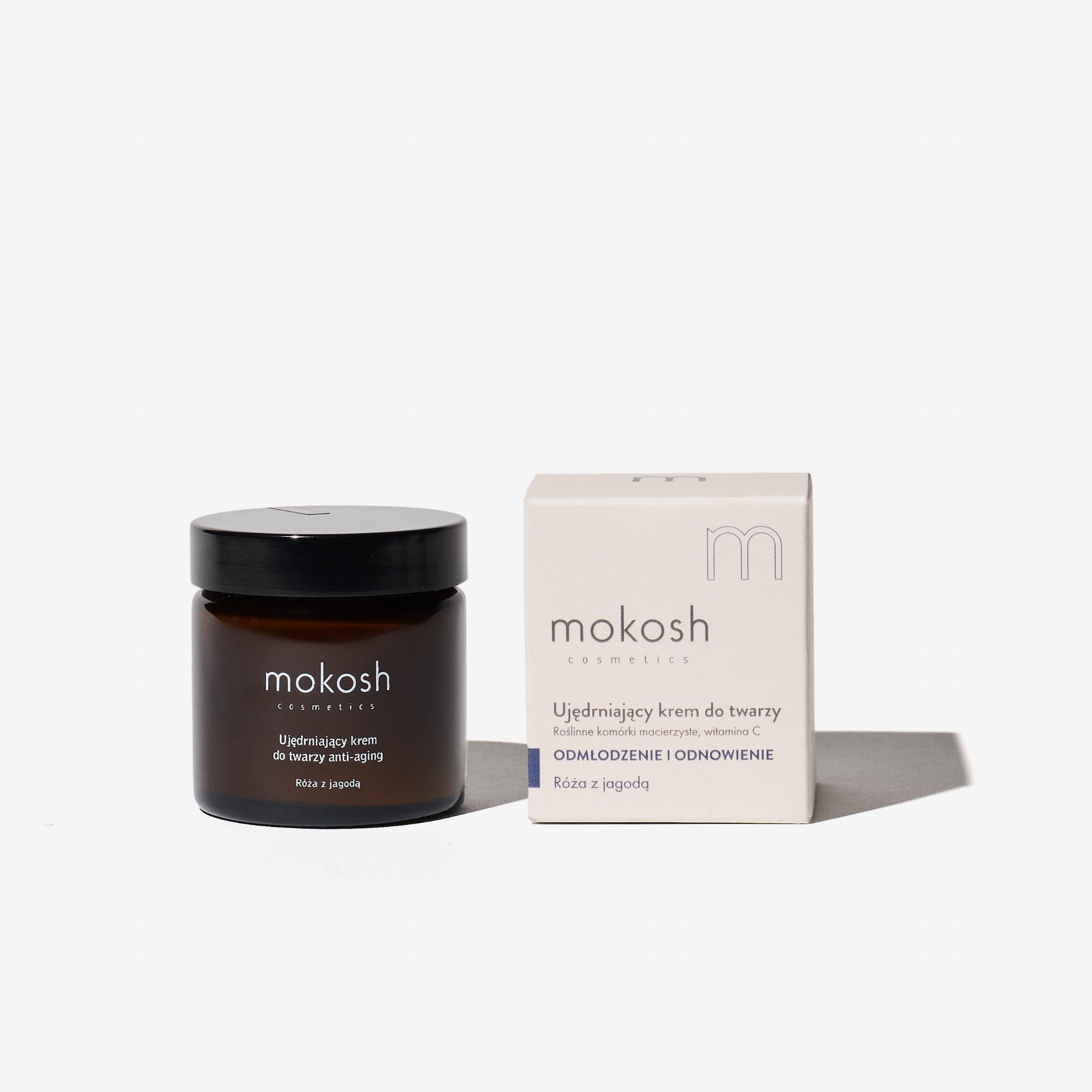 Krem do twarzy Róża z Jagodą | 60 ml | Mokosh – ujędrnienie i blask