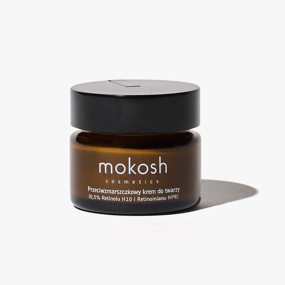 Przeciwzmarszczkowy krem do twarzy 0,5% retinolu H10 i retinoinianu HPR Róża z jagodą | 15 ml | Mokosh