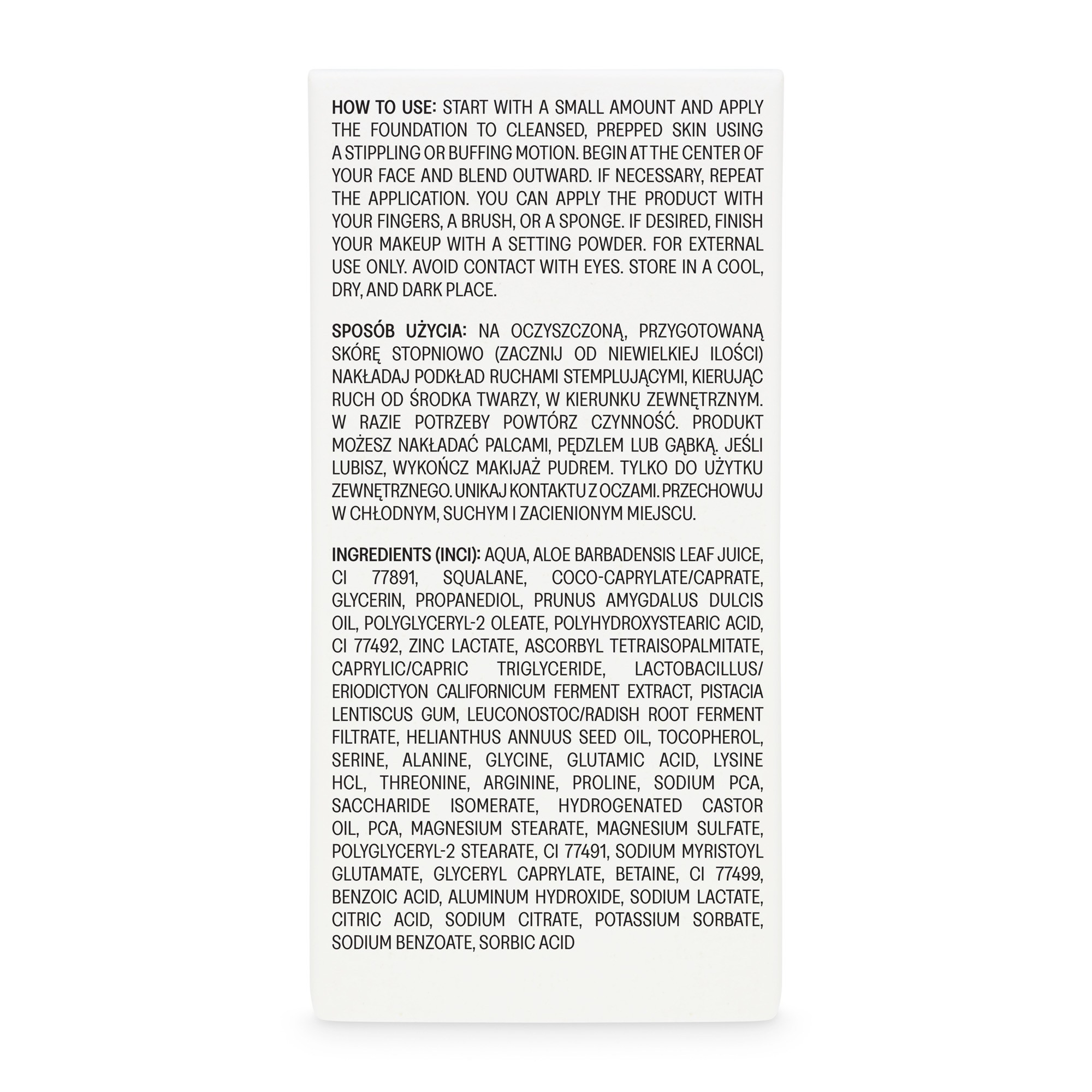 Podkład 60 Cinnamon Roll | 30 ml | Ministerstwo Dobrego Mydła