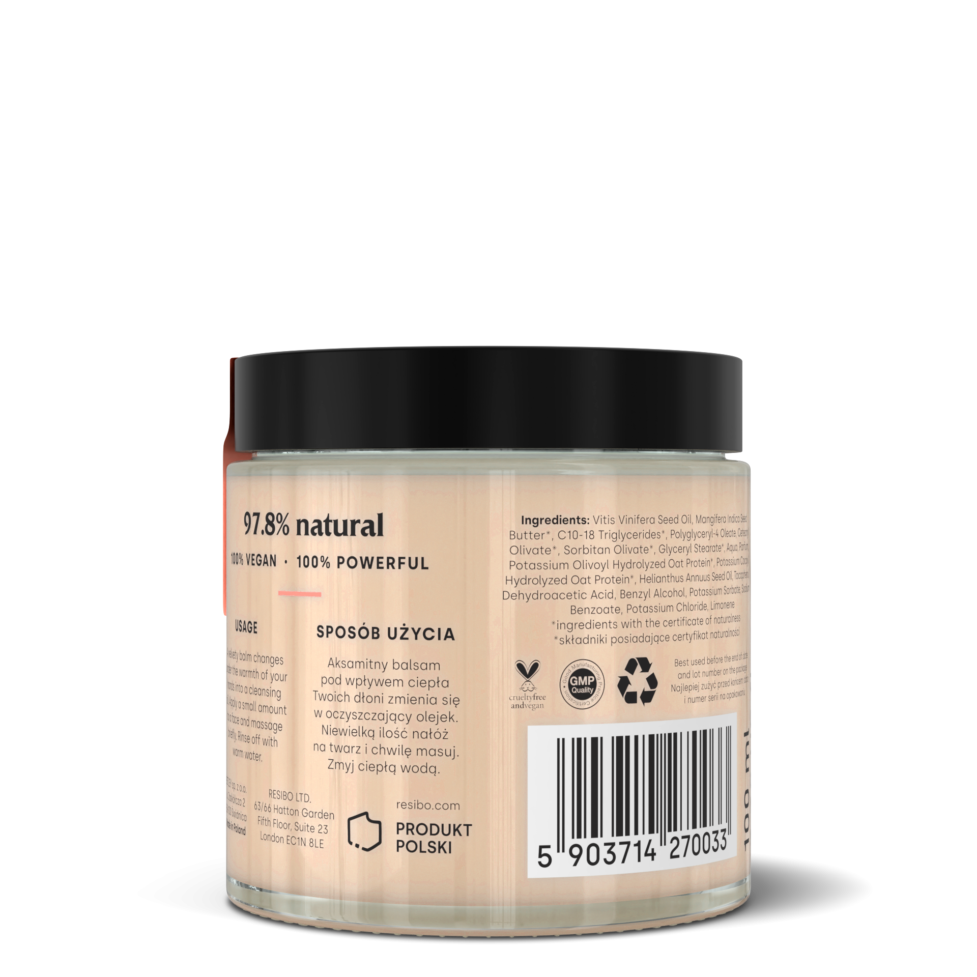 Melt Away balsam do demakijażu | 100ml | Resibo