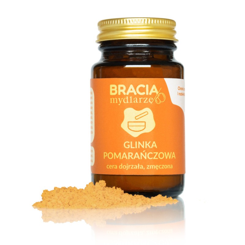 Glinka pomarańczowa | maseczka do cery zmęczonej | 75 ml | Bracia Mydlarze