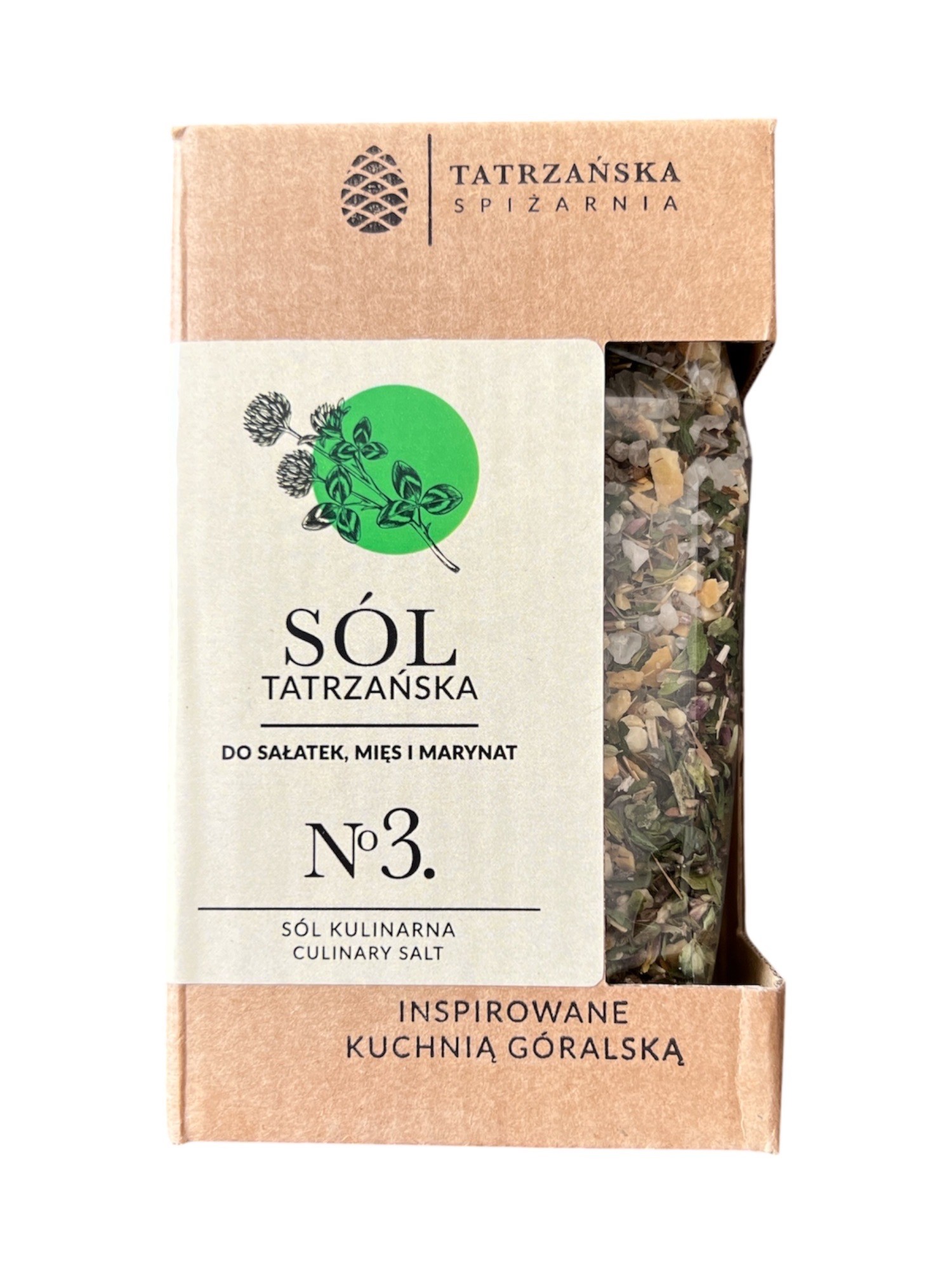Sól TATRZAŃSKA Nº3 | 130 g | Tatrzańska Spiżarnia