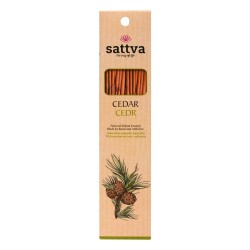 Kadzidełka cedr | 15 szt. | Sattva Wellness – naturalny leśny aromat