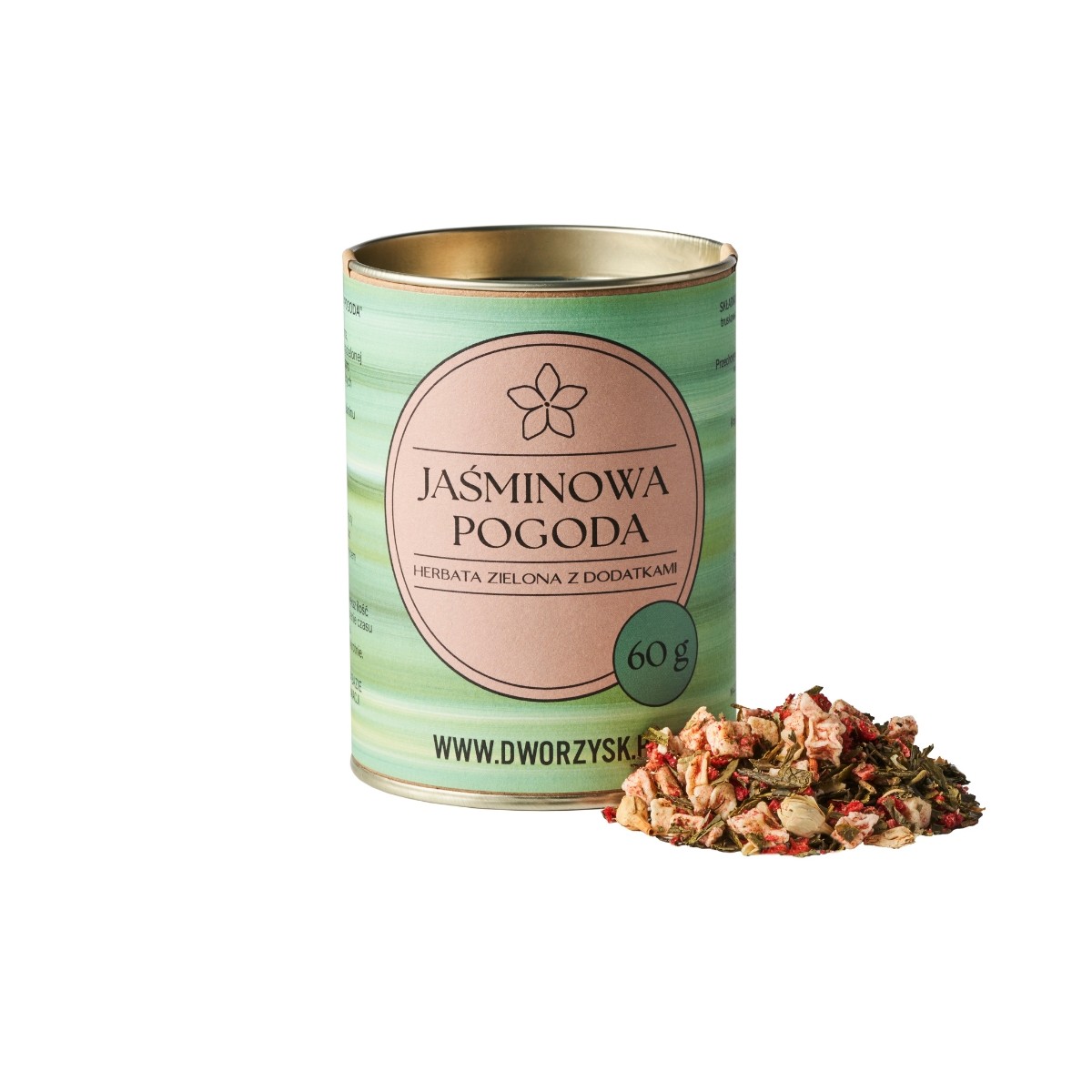 Jaśminowa Pogoda - herbata zielona z dodatkami | Dworzysk