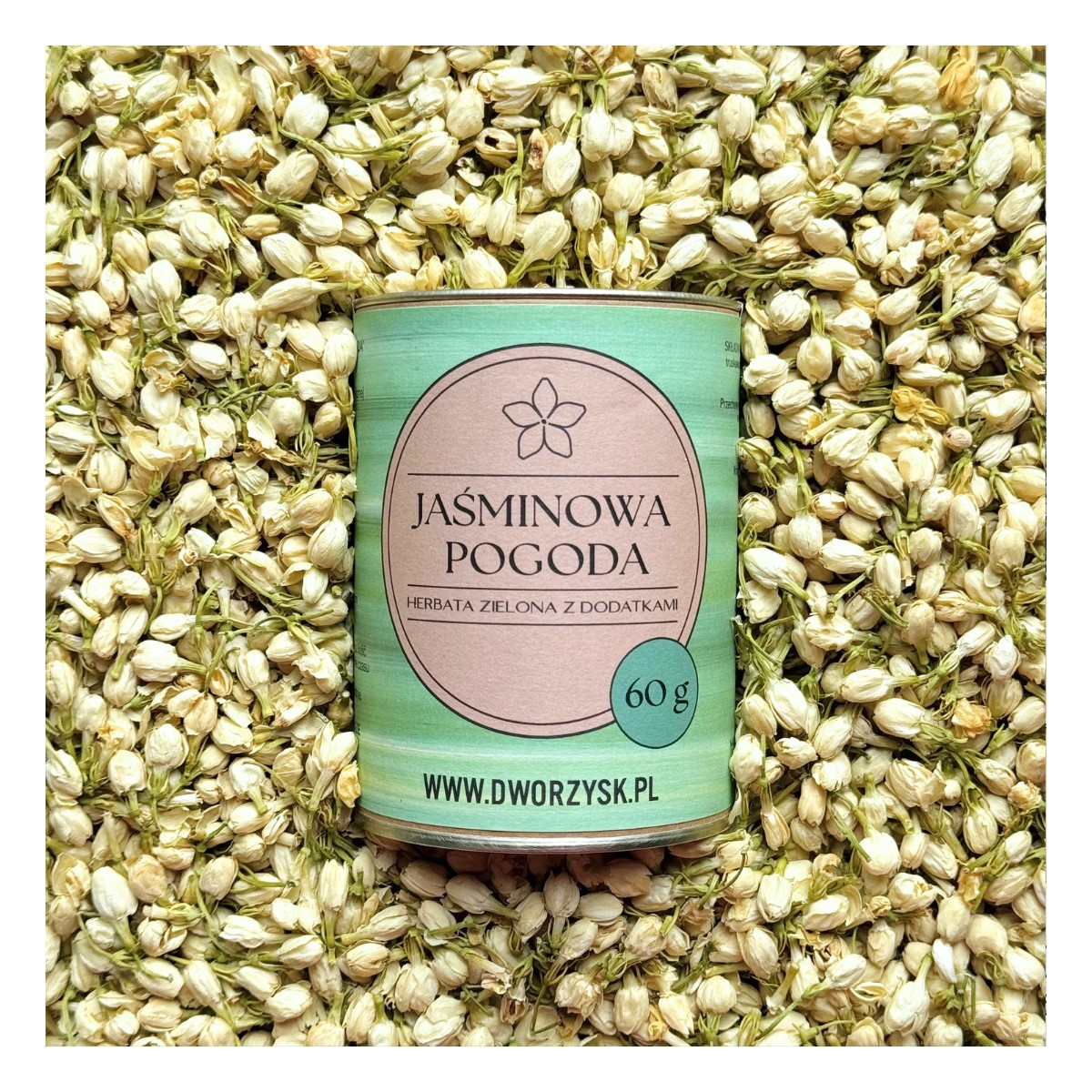 Jaśminowa Pogoda - herbata zielona z dodatkami | Dworzysk