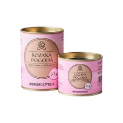 Różana Pogoda – herbata biała Pai Mu Tan z gruszką, różą i brzoskwinią | Dworzysk | 50 g