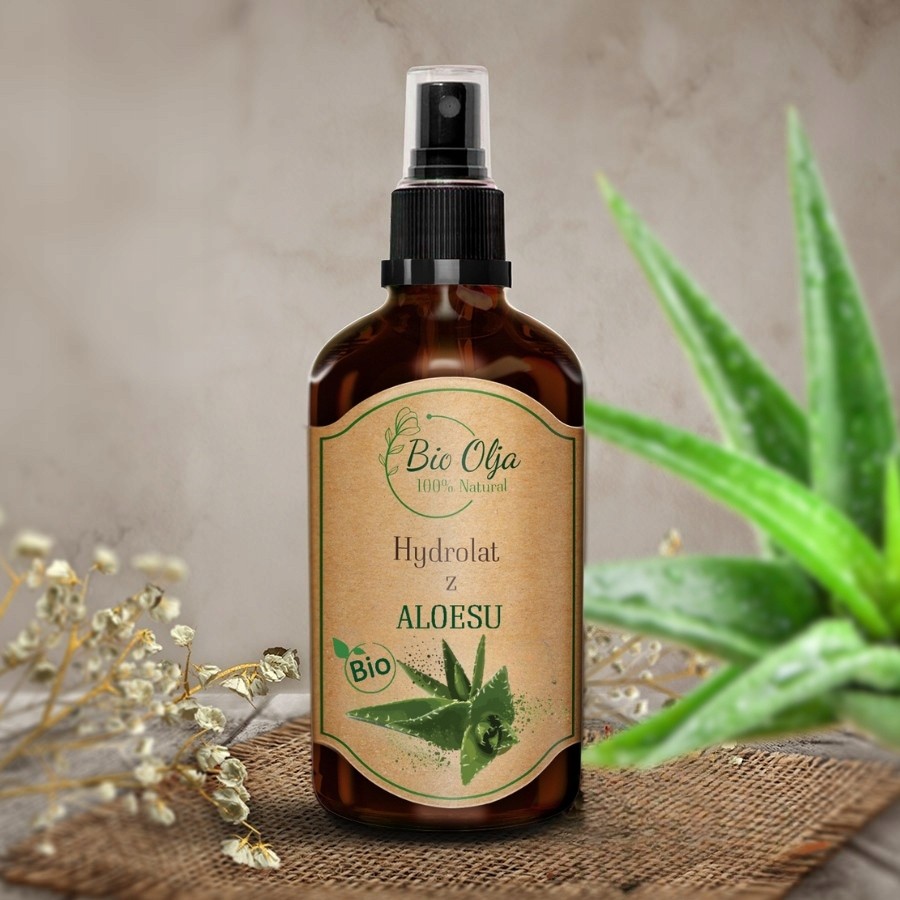 Hydrolat aloesowy BIO łagodzący podrażnienia skóry | BioOlja 100 ml