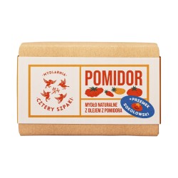 Mydło w kostce Pomidor z olejem z nasion pomidora | 110 g | 4 Szpaki
