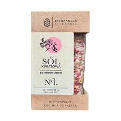 Sól Kwiatowa Nº1 do steków i sałatek | 160g | Tatrzańska Spiżarnia