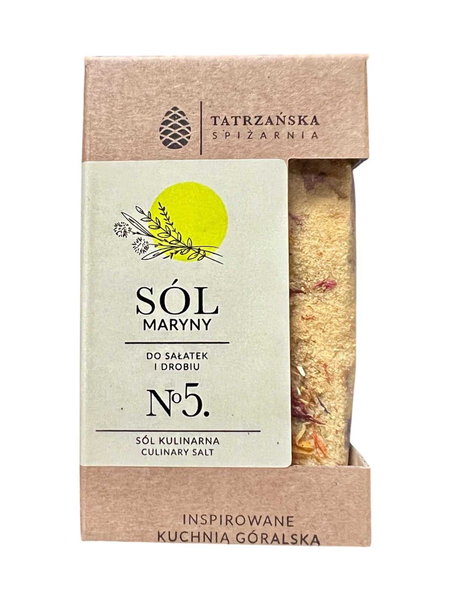 Sól MARYNY Nº5 – kwiatowa sól do ryb, sałatek i drobiu | Tatrzańska Spiżarnia