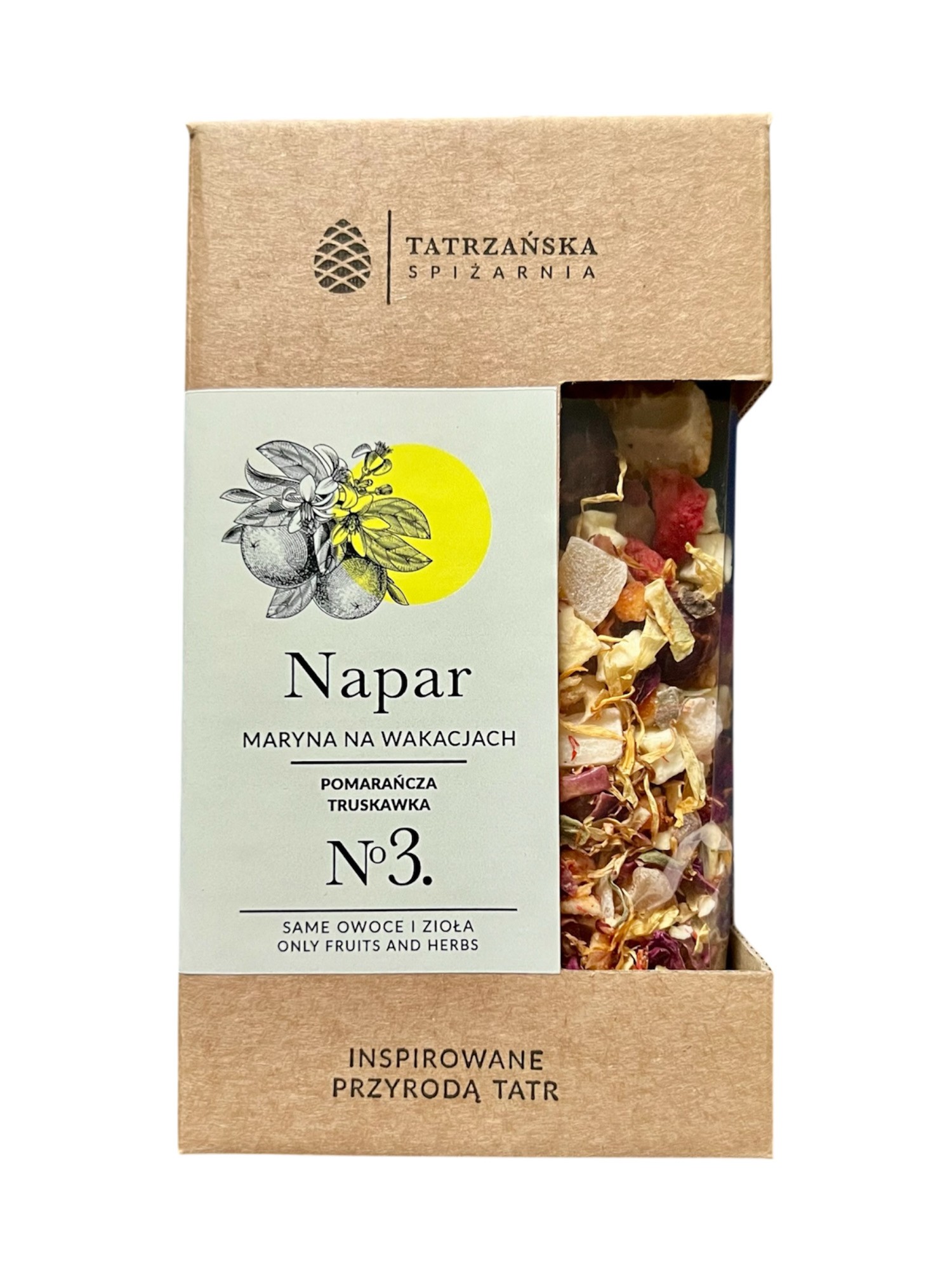 Napar Maryna na Wakacjach | bezkofeinowy, owocowy, dla dzieci | 120 g