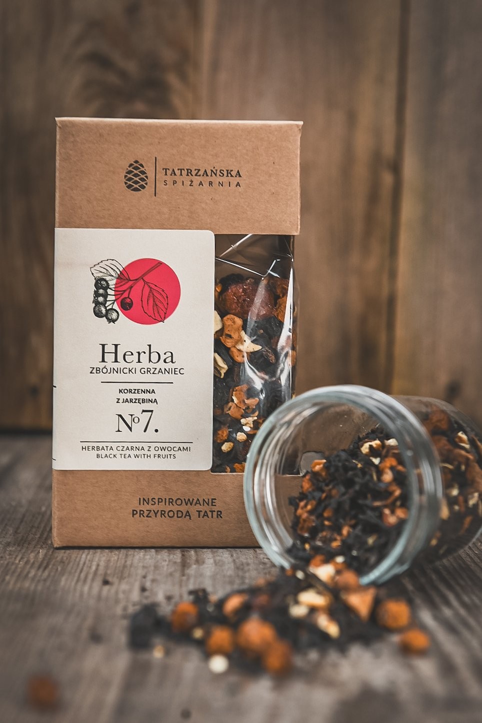 Zbójnicki Grzaniec Nº7 – czarna herbata z przyprawami | 100g, Tatrzańska Spiżarnia