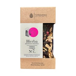 Zbójnicki Grzaniec Nº7 – czarna herbata z przyprawami | 100g, Tatrzańska Spiżarnia