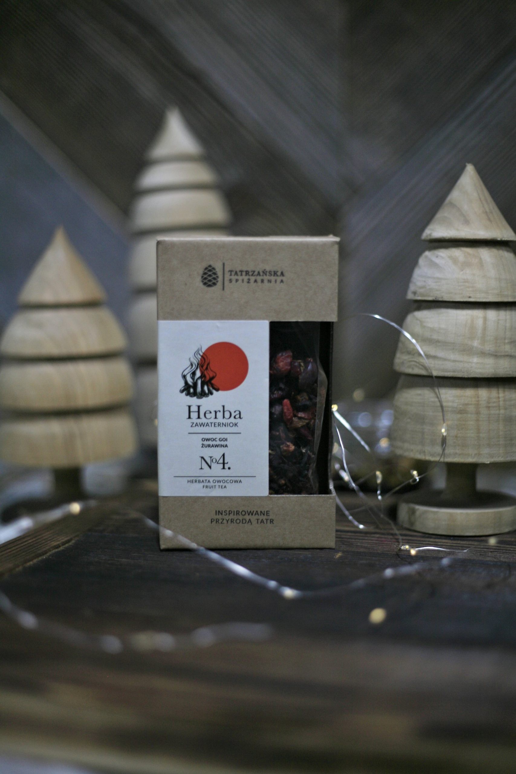 Herbata ZAWATERNIOK | owocowa z goji i hibiskusem | 100 g | Tatrzańska Spiżarnia