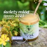 Miód lipowy świeży 2025 | 450 g | Pasieki Sadowskich – aromat kwiatu lipy