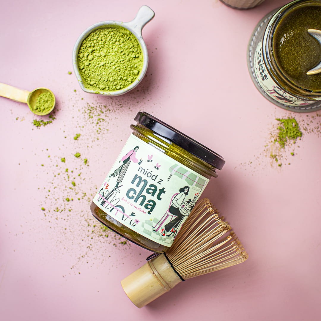 Miód z japońską matchą | Limitowana edycja | Pasieki Sadowskich