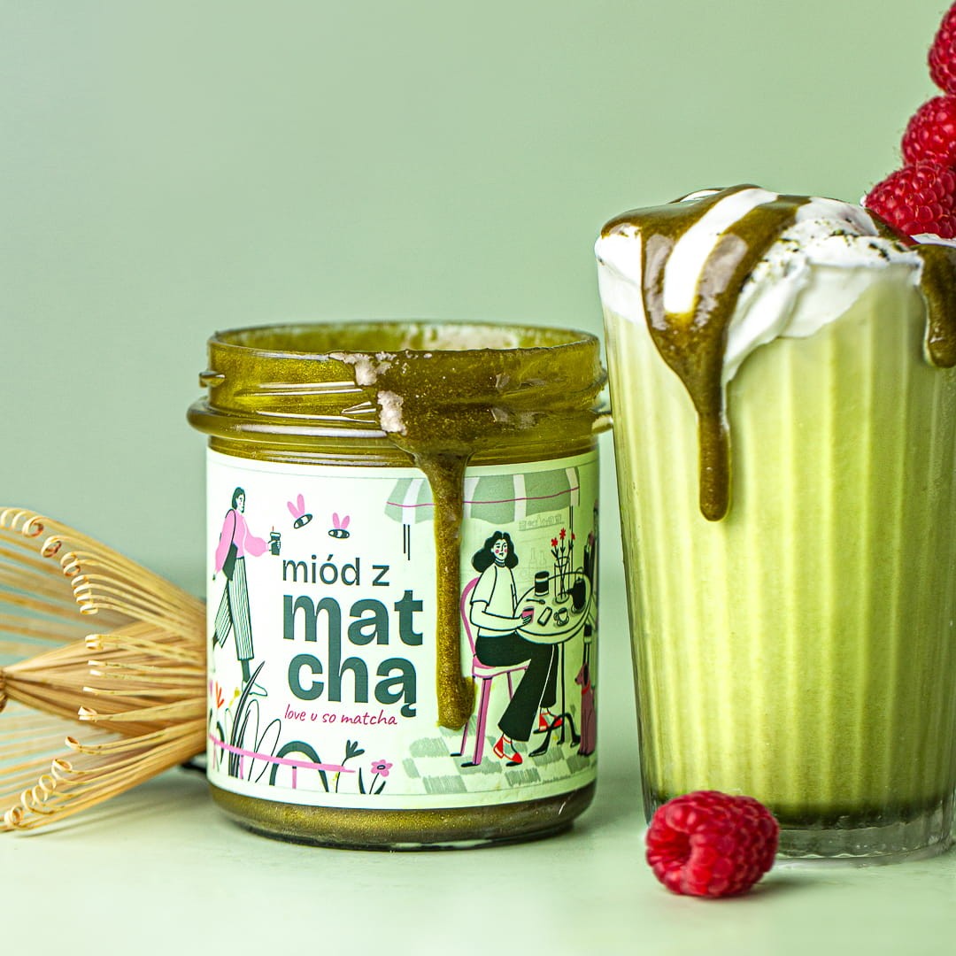 Miód z japońską matchą | Limitowana edycja | Pasieki Sadowskich