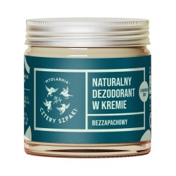 Naturalny dezodorant w kremie bezzapachowy z sodą | 4 Szpaki