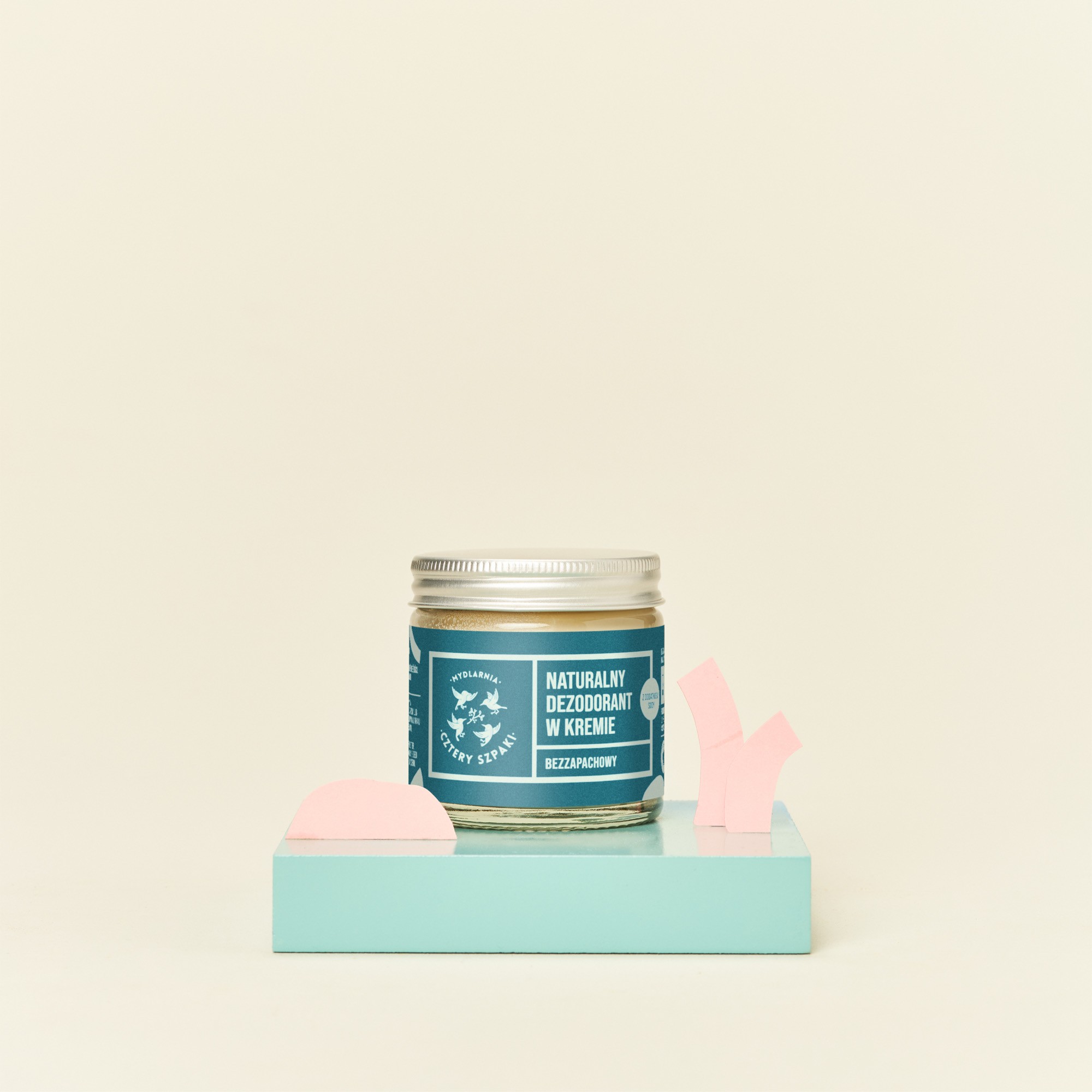 Naturalny dezodorant w kremie bezzapachowy z sodą | 4 Szpaki