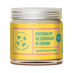Naturalny dezodorant w kremie Eukaliptus Cytrynowy z sodą 60 ml | 4 Szpaki