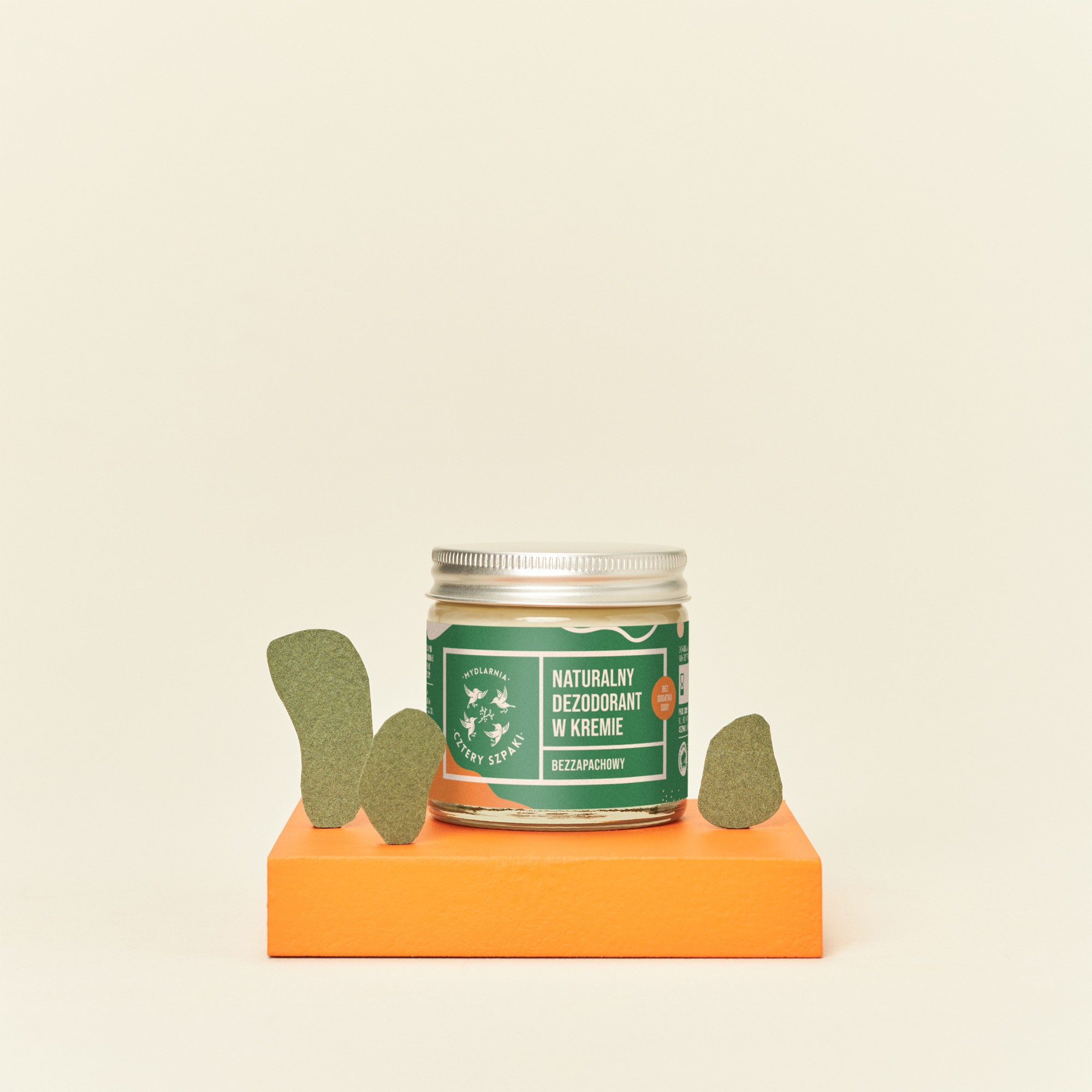 Dezodorant naturalny bezzapachowy bez sody 60ml | 4 Szpaki