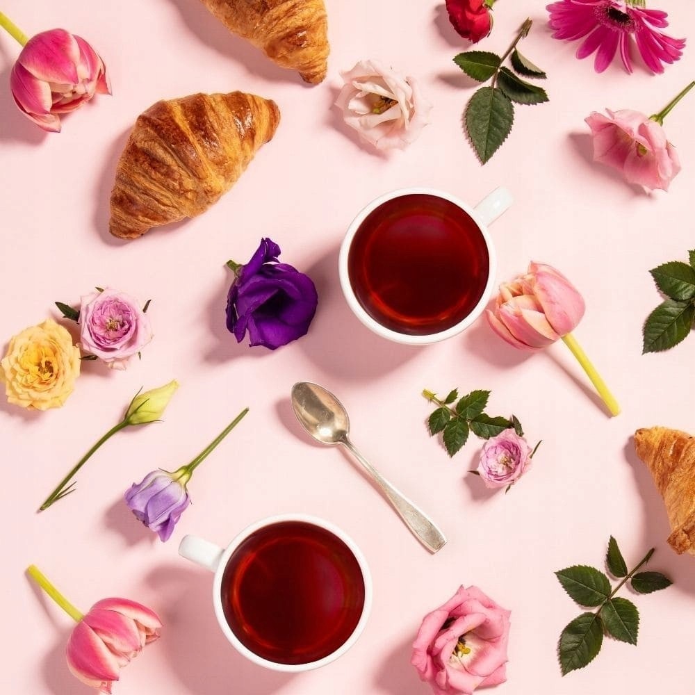 Creamy Croissant – czarna herbata z migdałami i wanilią 50 g | Brown House & Tea