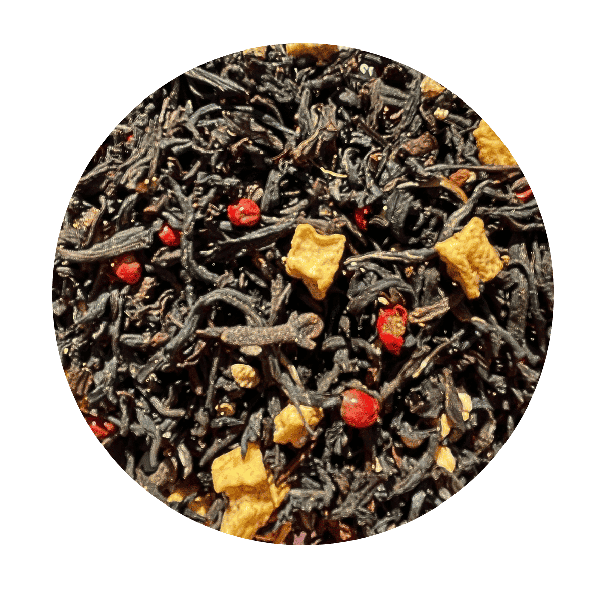 Golden Peach Chai – czarna herbata z brzoskwinią i przyprawami | Brown House & Tea