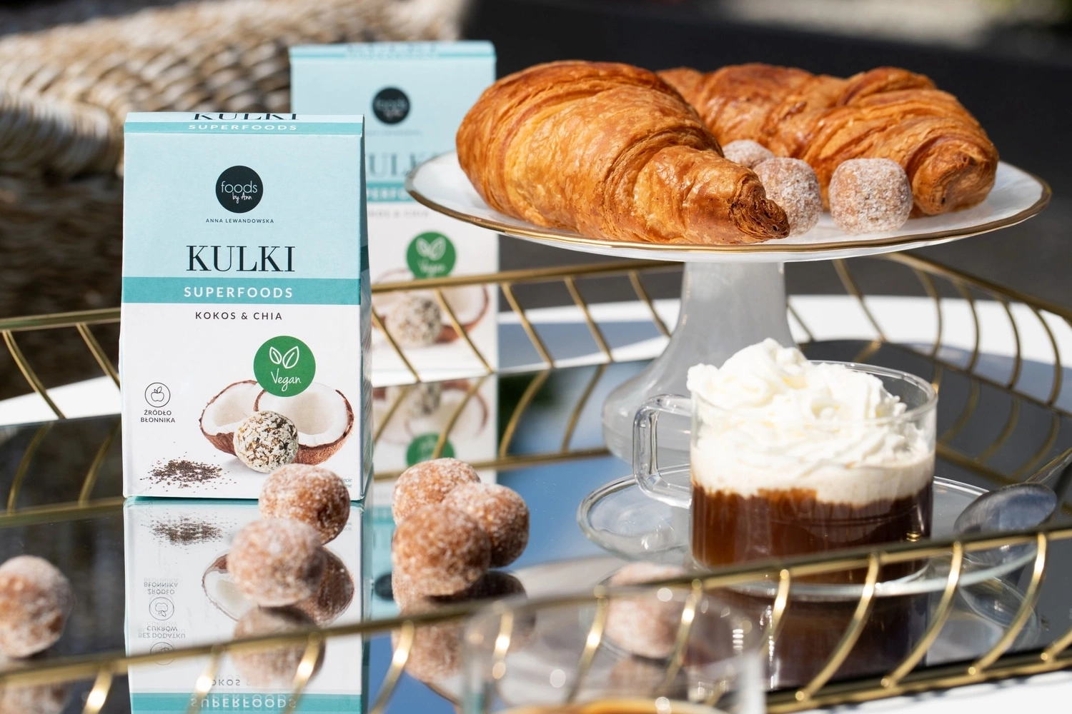 Kulki Superfoods kokos & chia | zdrowa przekąska | 50 g | Foods by Ann