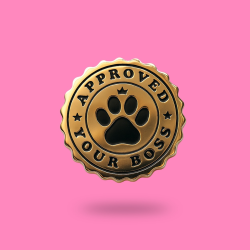 Pin Your Boss – przypinka z kotem | 2,4 × 2,4 cm | Paw Generation
