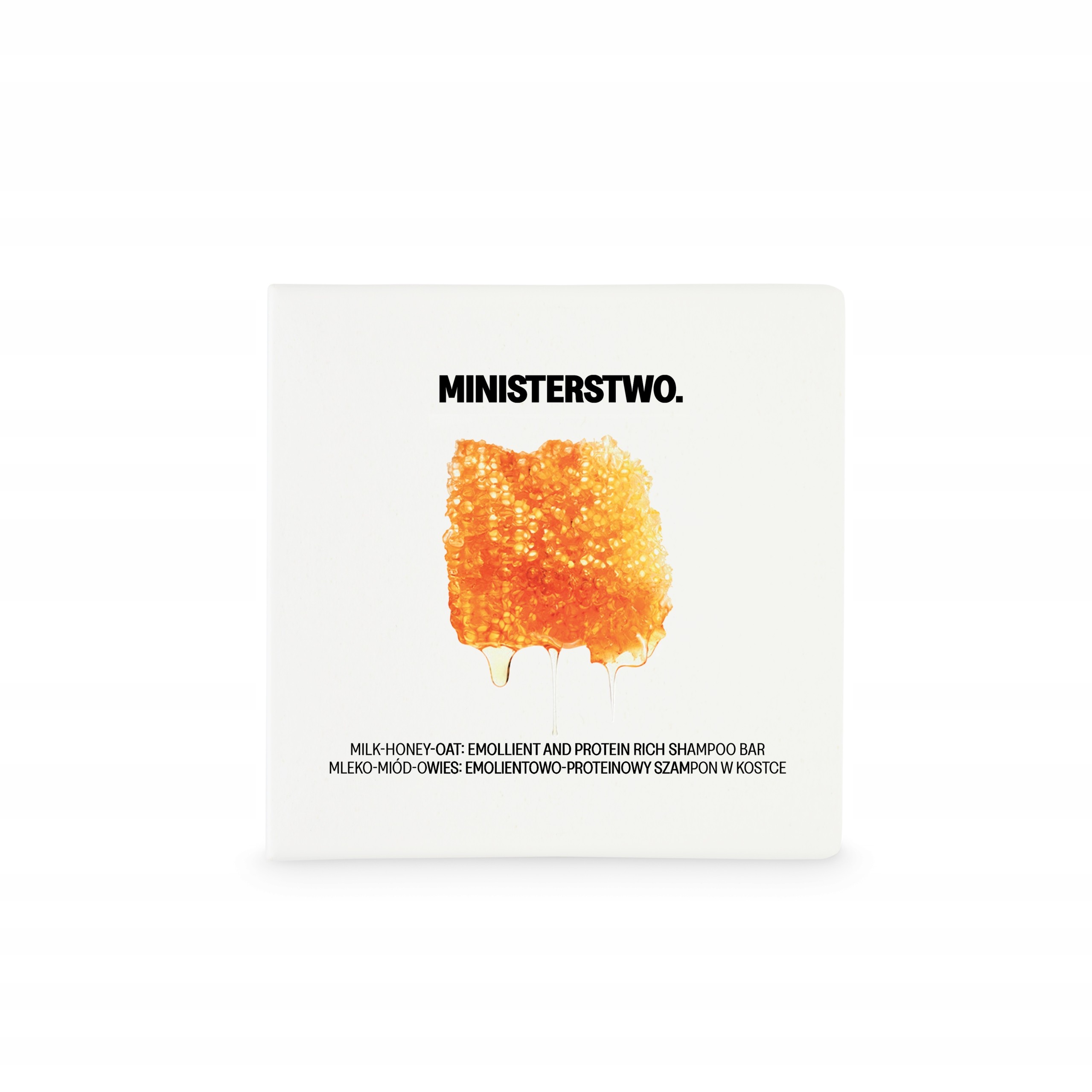 Szampon w kostce mleko, owies, miód | 85 g | nawilżający i regenerujący