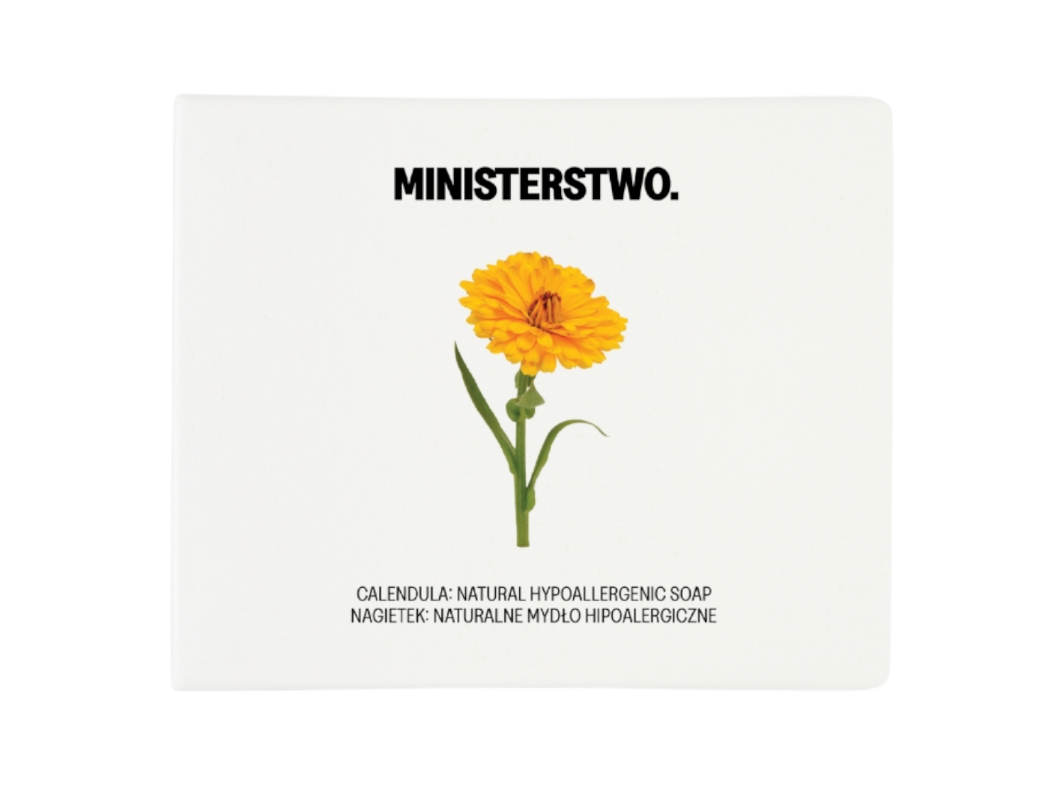 Mydło Nagietek – łagodne, naturalne, bezzapachowe mydło dla skóry wrażliwej | Ministerstwo Dobrego Mydła