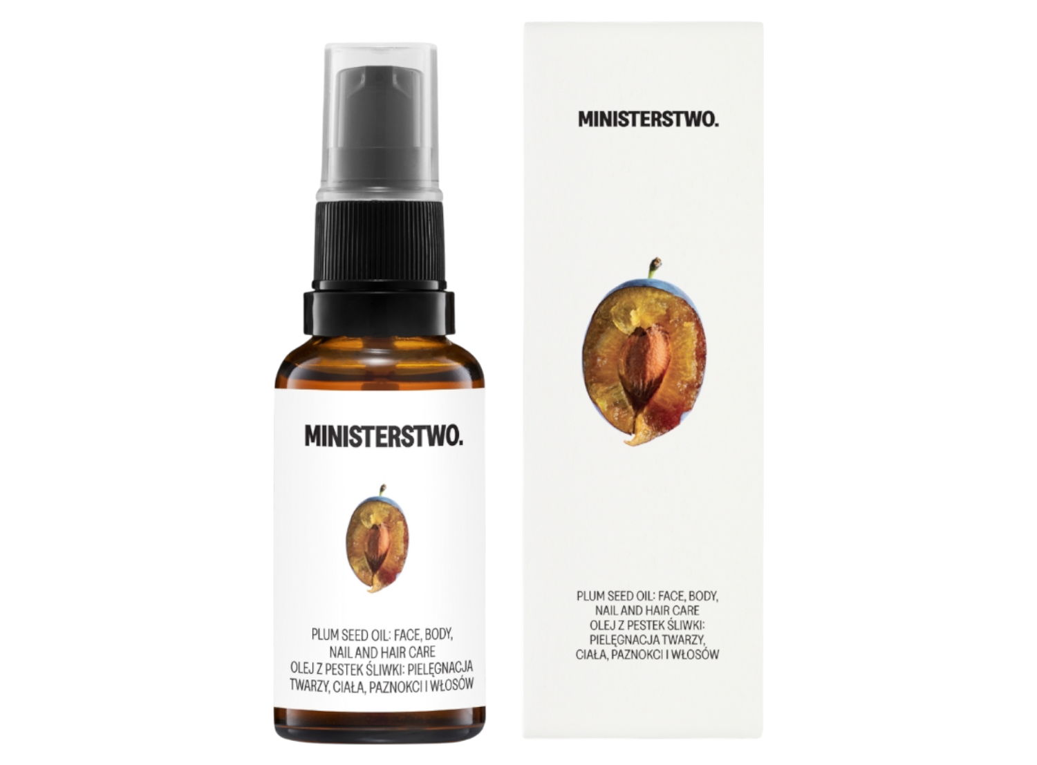 Olej z pestek śliwki | 30ml | Ministerstwo Dobrego Mydła
