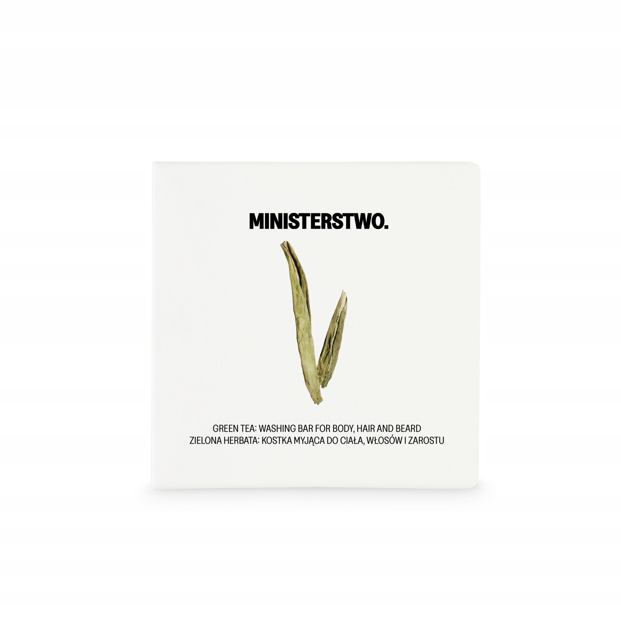 Szampon w kostce Zielona Herbata – do włosów, brody i ciała | Ministerstwo Dobrego Mydła